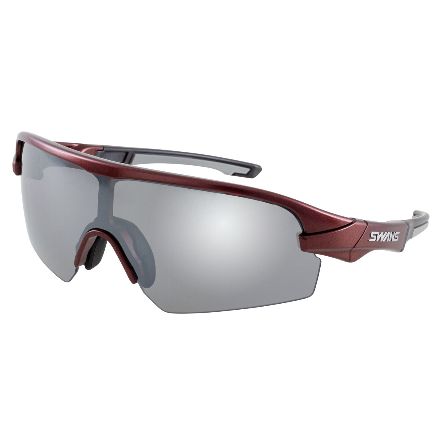 SWANS STRIX D.A. AMZ-STX DA-3151 Silver mirror x Polarized Smoke Lens