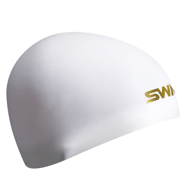 SA-10S White silicone swim cap