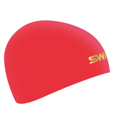 SA-10S Red silicone swim cap